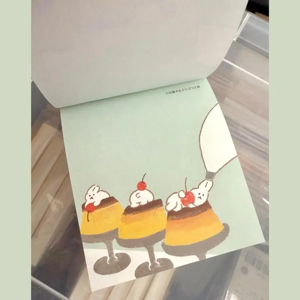 Furukawashiko Memo Pad - Seal Cream Soda, Panda Latte, Bear Pancake, Cupcakes